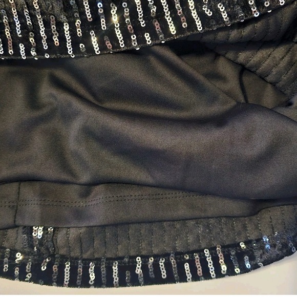 Julia Jordan Elegant Black Sequin 3/4 Sleeve Dress 6 - Picture 3 of 6